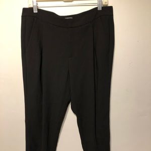 Vince pleated jogger trousers size 10 black